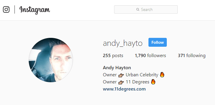 andy hayton insta