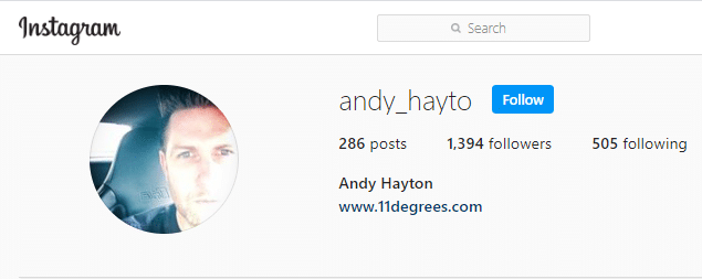 andrew hayton insta