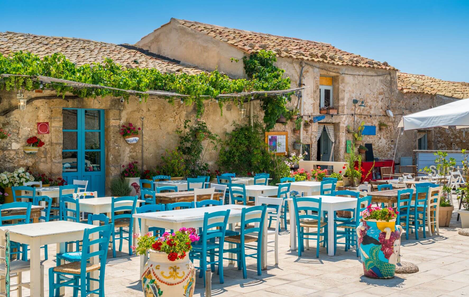 restaurant in Sicily