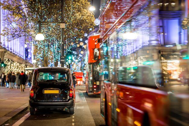 oxford circus at christmas