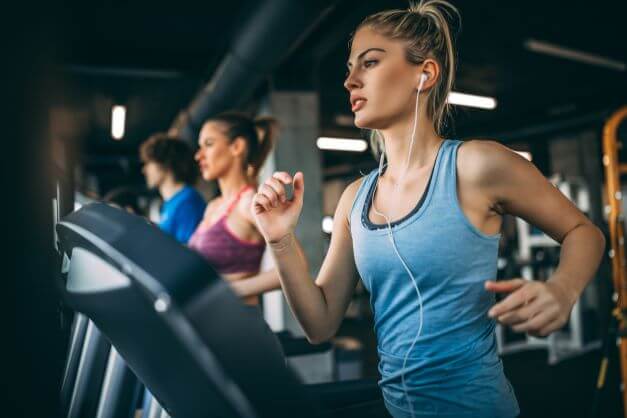 Exercising buddies motivating each other to work out