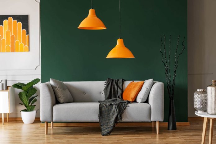Living Room bold colours
