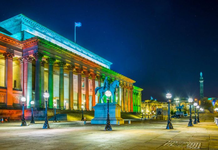 Saint George hall in Liverpool