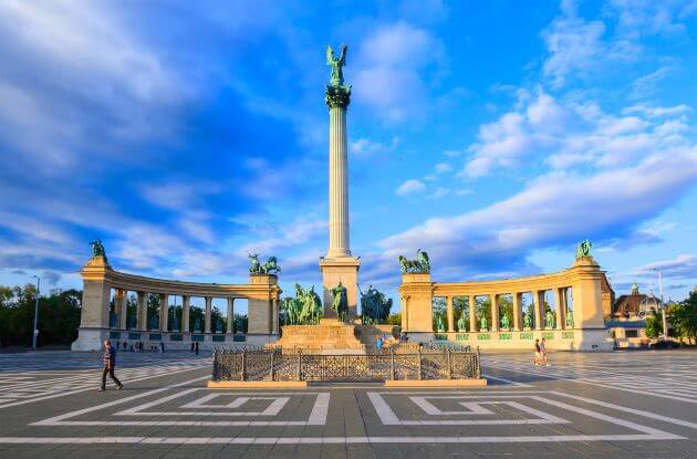 Millennium Monument on the Heroes Square