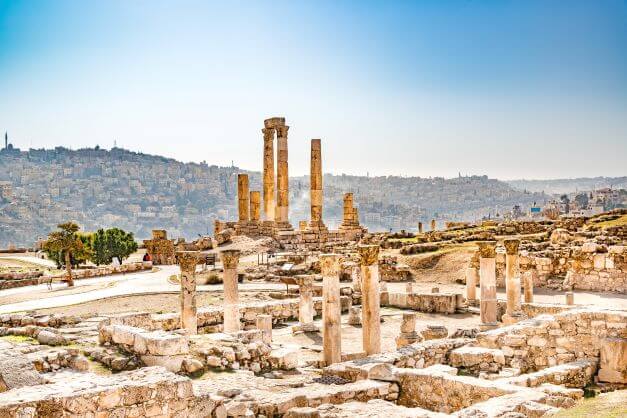 Amman Citadel in Amman Jordan