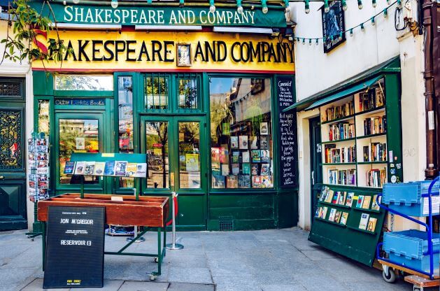 Shakespeare and Company in Paris