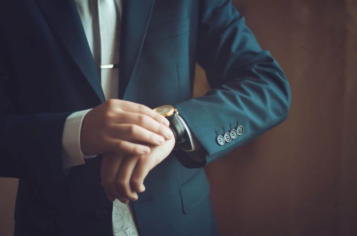 man with minimalist watch