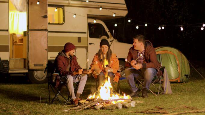 oudoor camping at night