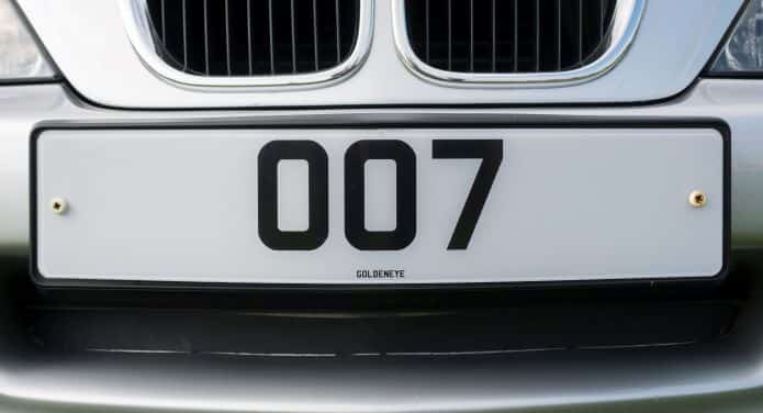 personalised number plate