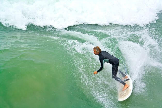 learning to surf in middle age