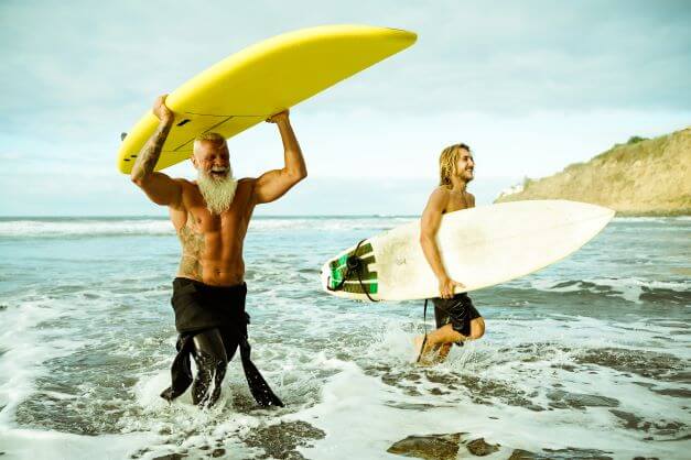 old surfer dude ripped