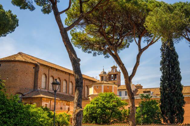 The Basilica of Saint Sabina a historic church on the Aventine Hill