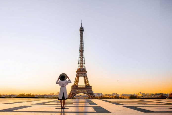 Eiffel tower in Paris France