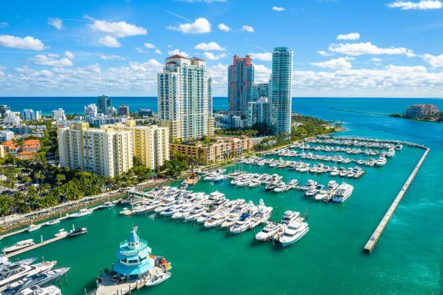 yachts in miami harbour