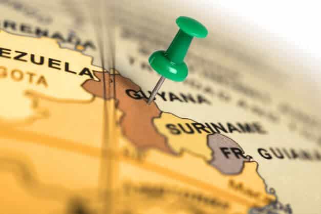 Map of Guyana