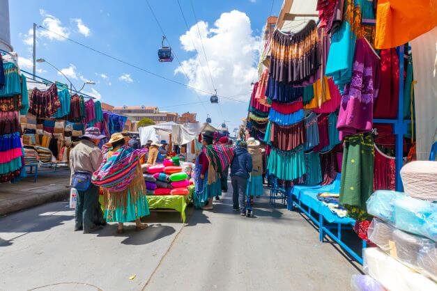 La Paz in Bolivia