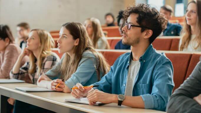 students at Lecture