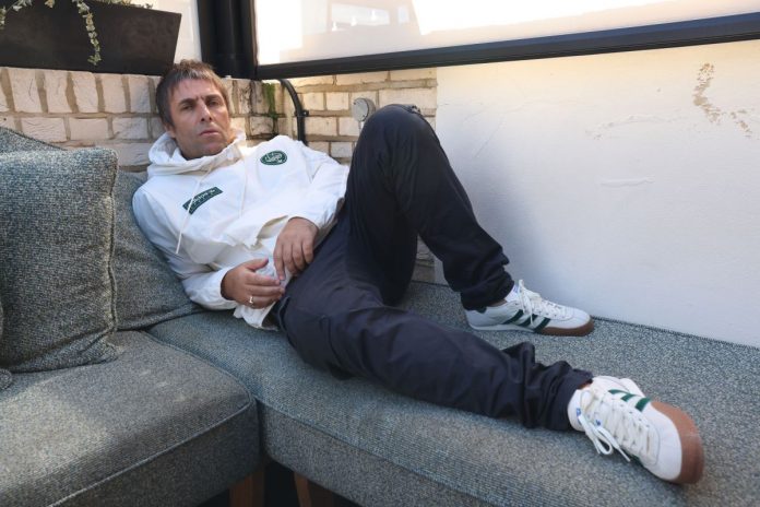 liam gallagher wearing adidas