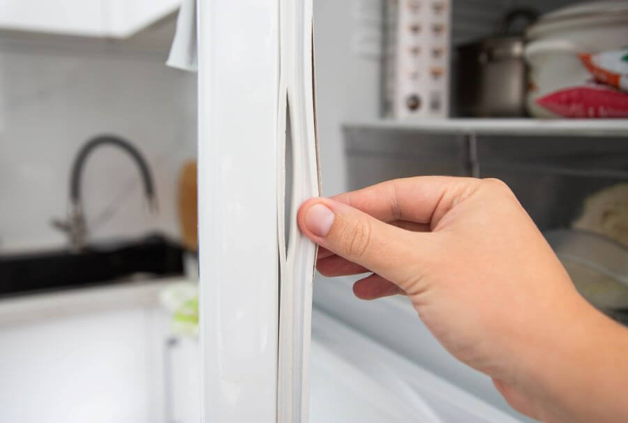 Broken seals can reduce fridge efficiency