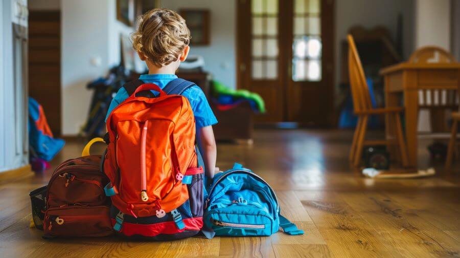 foster child waiting for holiday