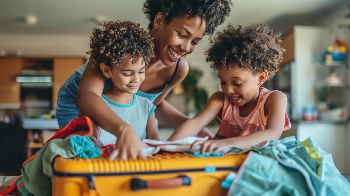 Packing for a Family Holiday together