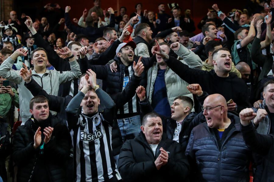 newcastle fans in crowd