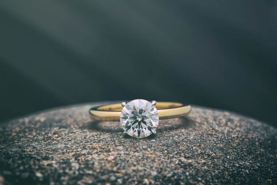 diamond ring close up