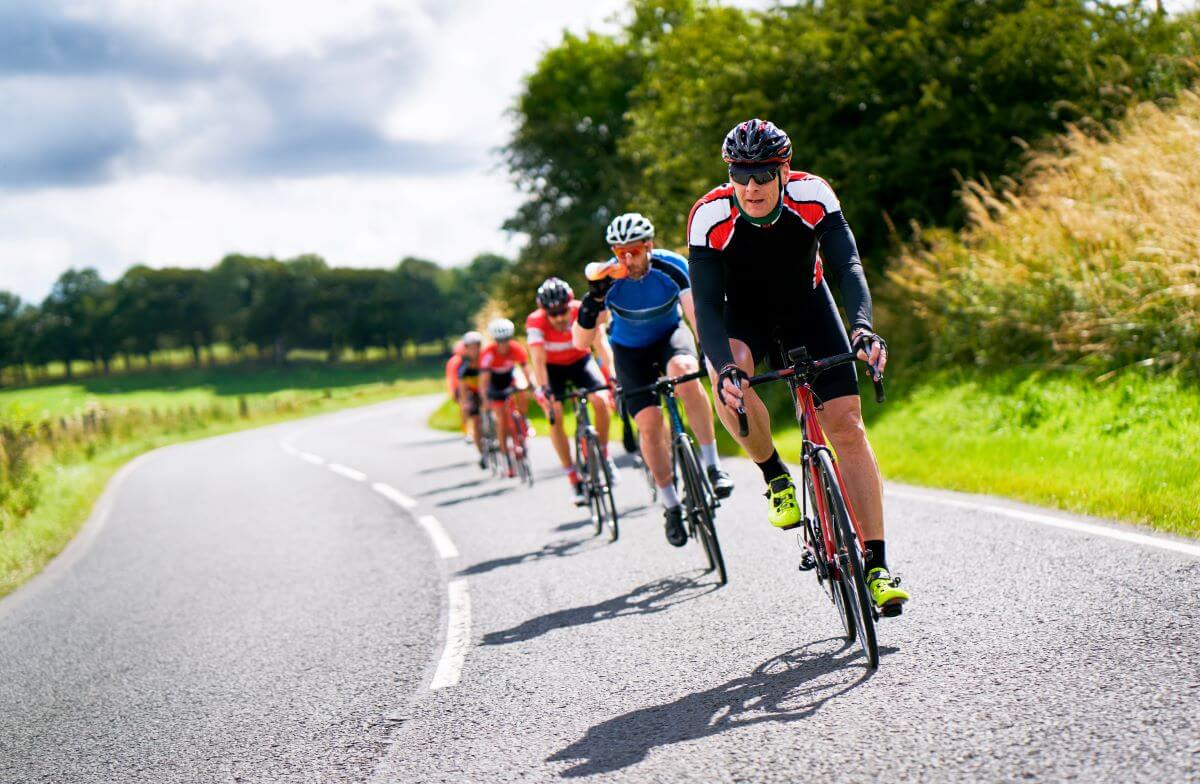 cyclists in the uk