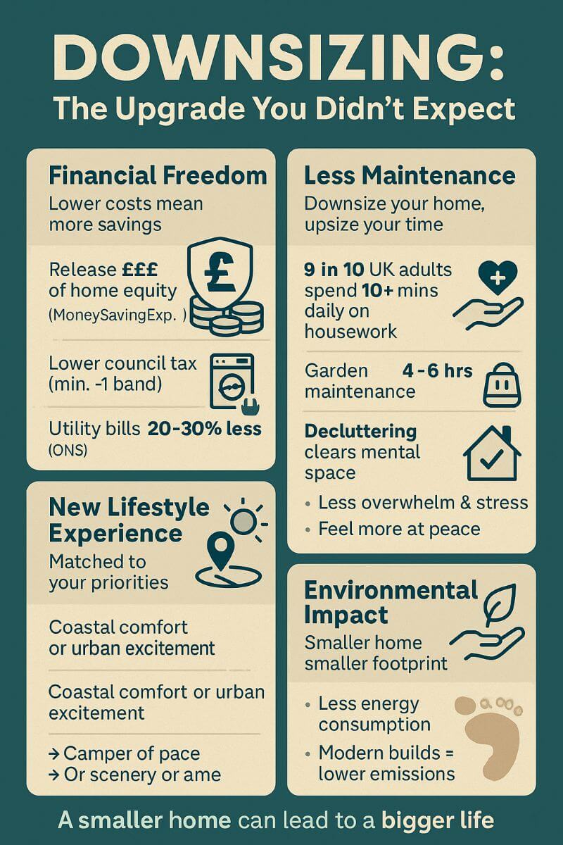 downsizing infographics