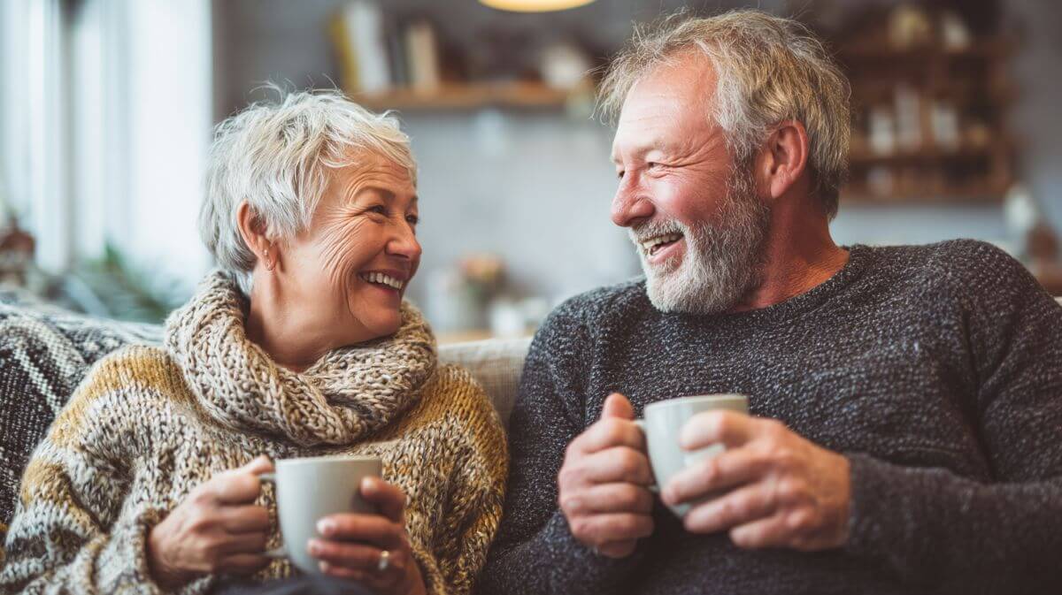 Why Downsizing Could Be the Upgrade You Didn’t Expect 1 older couple happy after downsizing