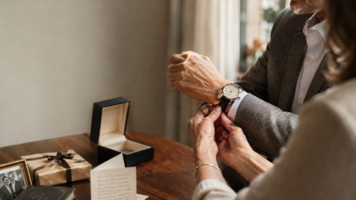 luxury watch as a guft